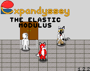 Expandyssey: The Elastic Modulus title above Tyler the REd Fox Box, Schrodinger, and Annon